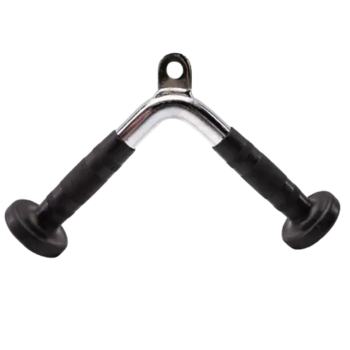 Puxador Tríceps Cromado Manoplas Injetadas