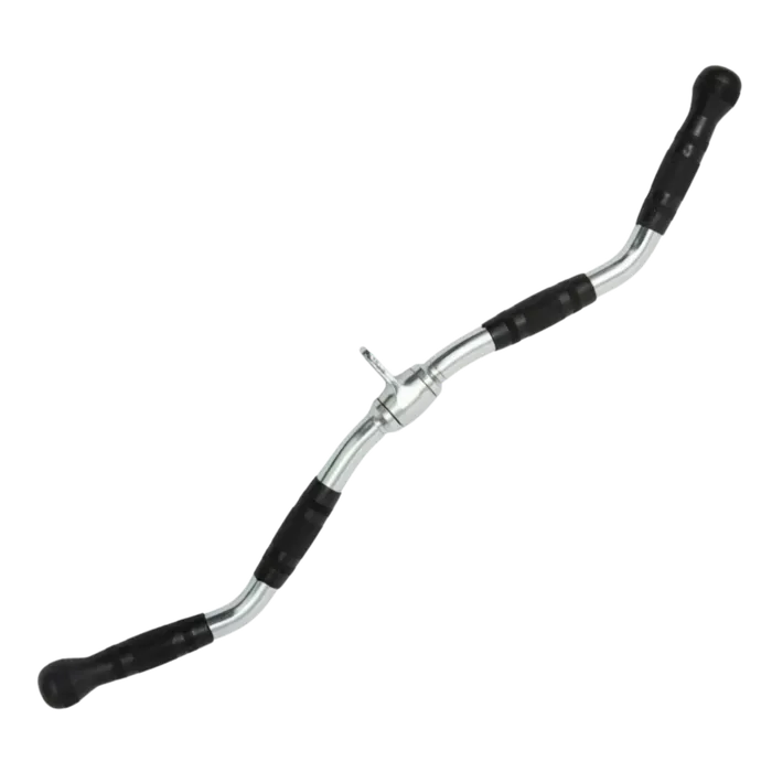 Barra Puxador Costas 78cm Dupla Maciço Giratório