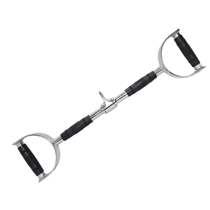 Barra Reta com Estribo  Cromada Giratória 85cm