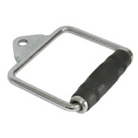 PUXADOR ESTRIBO CROMADO FIXO PEGADA  EMBORRACHADA - imagem 1