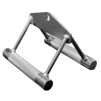 PUXADOR ESTRIBO DUPLO  CROMADO RECARTILHADO - imagem 1