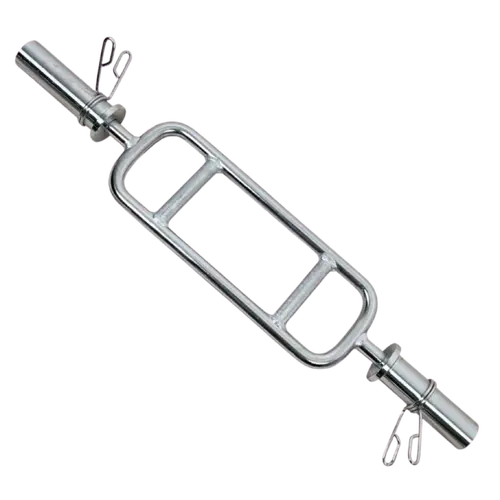 Barra H Cromada Olímpica 860MM Com Presilhas