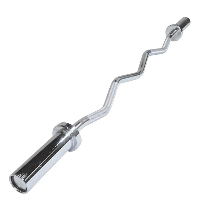 Barra W Cromada Olímpica Com Presilhas