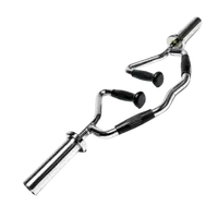 BARRA MULTIFUNCIONAL  OLÍMPICA CROMADA COM  PEGADORES INJETADOS  ANATÔMICO - imagem 1