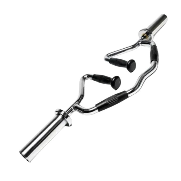 BARRA MULTIFUNCIONAL  OLÍMPICA CROMADA COM  PEGADORES INJETADOS  ANATÔMICO