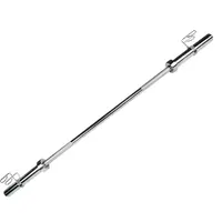 BARRA 2200mm OLÍMPICA  CROMADA RECATILHADA C/ BUCHA DE BRONZE - imagem 1