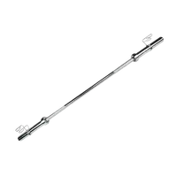 BARRA 1200mm OLÍMPICA  CROMADA RECATILHADA C/ BUCHA DE BRONZE - imagem 1