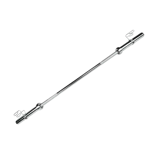 BARRA 1200mm OLÍMPICA  CROMADA RECATILHADA C/ BUCHA DE BRONZE