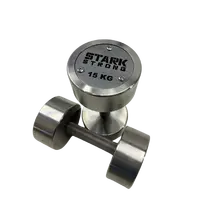 KIT DUMBBELL CROMADO 35KG ATÉ 50KG - STARK STRONG - imagem 1