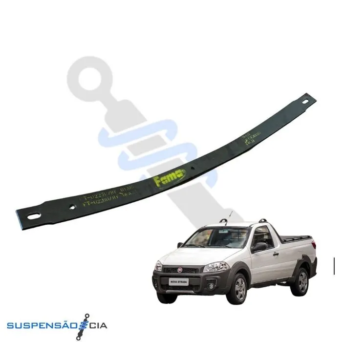 Segunda Mola Reforço Traseira Fiat Strada 2015+ Fama