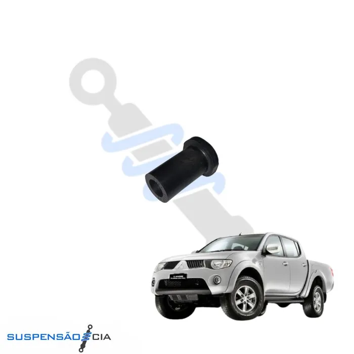 Bucha Jumelo Mola Traseira Mitsubishi L-200 Triton