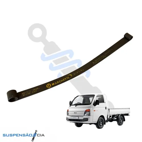 Mola Mestre Traseira Hyundai H-100 com Umbigo (1ª Mola) – Marchetti HY-1.1