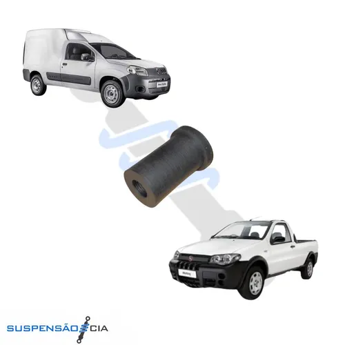 Bucha de Mola Traseira do Jumelo Fiat Fiorino / Strada – Encaixe Perfeito e Alta Resistência