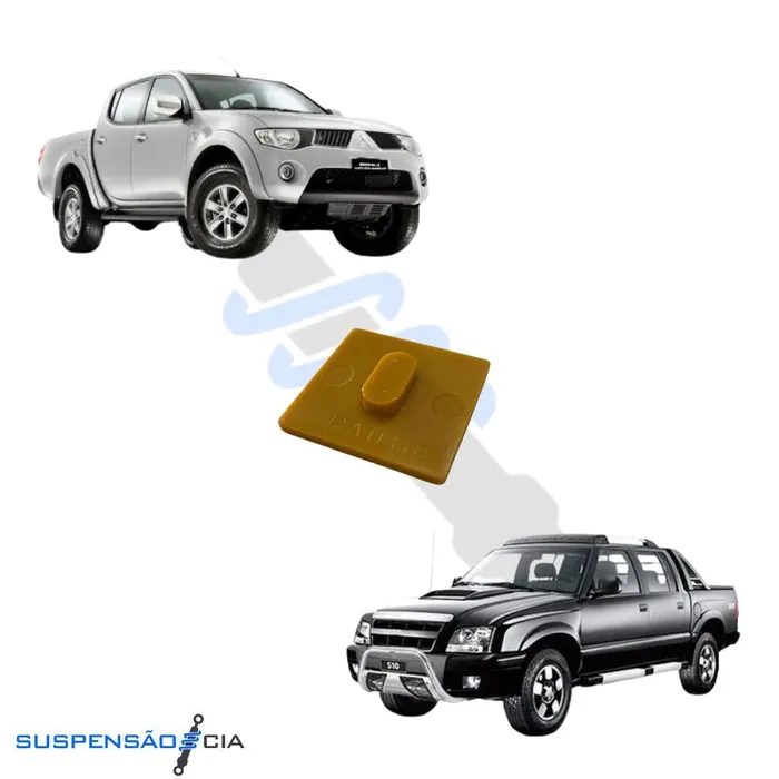 Anti Ruído da Mola Traseira Pause – S-10, L-200, Blazer, Accelo
