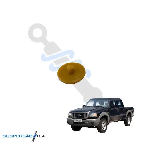 Anti Ruído da Mola Traseira em Poliuretano Pause – Ford Ranger