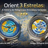 Orient 3 Estrelas: A História do Relógio que Atravessou Gerações