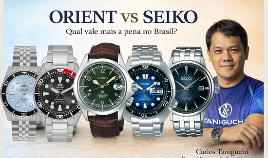 Orient Heritage vs Seiko: elegância em ascensão e o limite do prestígio no Brasil
