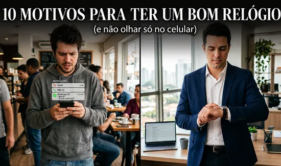 10 motivos para ter um bom relógio (e não olhar só no celular)