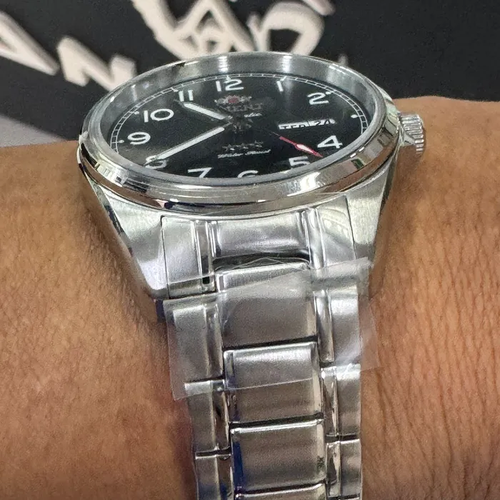 Orient 3 Estrelas Automático Elegance YN6SS006 preto