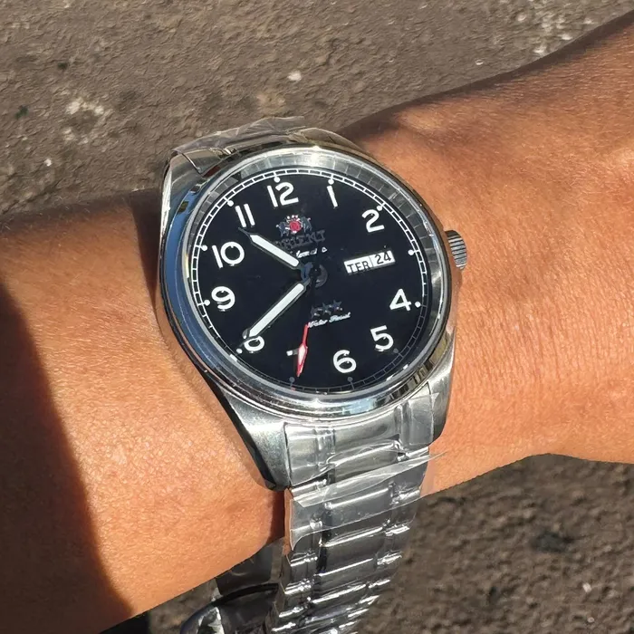 Orient 3 Estrelas Automático Elegance YN6SS006 preto