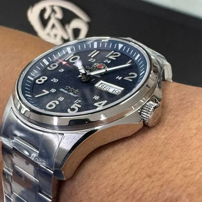 Orient 3 Estrelas Automático Sports Land YN6SS007 azul