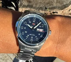 Orient 3 Estrelas Automático Sports Land YN6SS007 azul - imagem 6