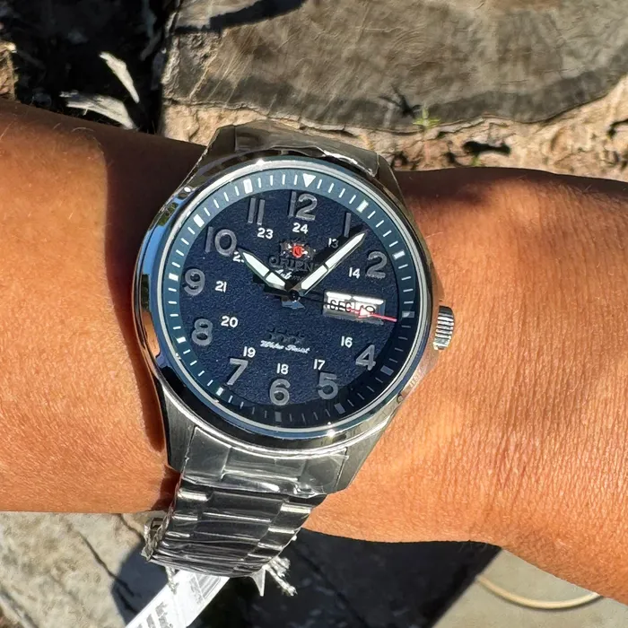 Orient 3 Estrelas Automático Sports Land YN6SS007 azul