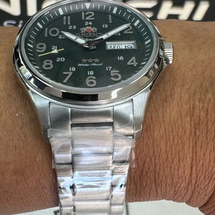 Orient 3 Estrelas Automático Sports Land YN6SS007 verde