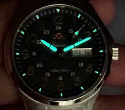 Orient 3 Estrelas Automático Sports Land YN6SS007 verde - imagem 7