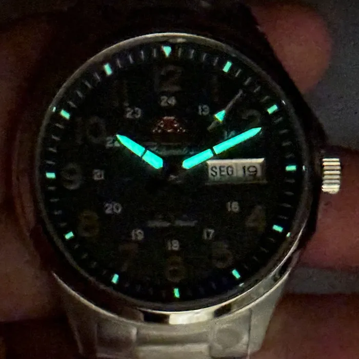 Orient 3 Estrelas Automático Sports Land YN6SS007 verde