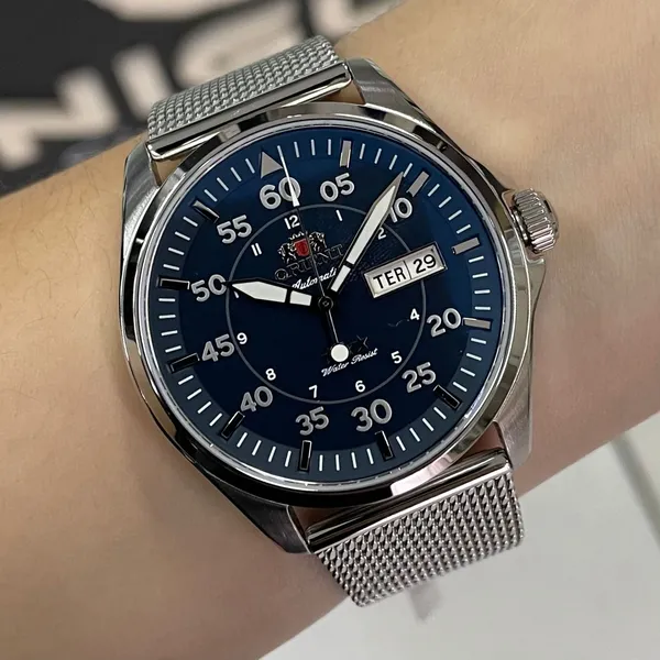 Orient 3 Estrelas Automático Sports Air YN6SS009 azul