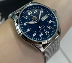 Orient 3 Estrelas Automático Sports Air YN6SS009 azul - imagem 3