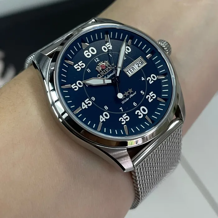 Orient 3 Estrelas Automático Sports Air YN6SS009 azul