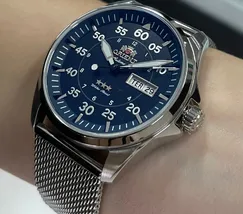 Orient 3 Estrelas Automático Sports Air YN6SS009 azul - imagem 4