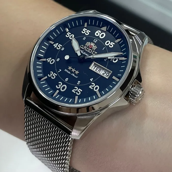 Orient 3 Estrelas Automático Sports Air YN6SS009 azul