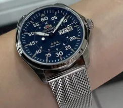 Orient 3 Estrelas Automático Sports Air YN6SS009 azul - imagem 5