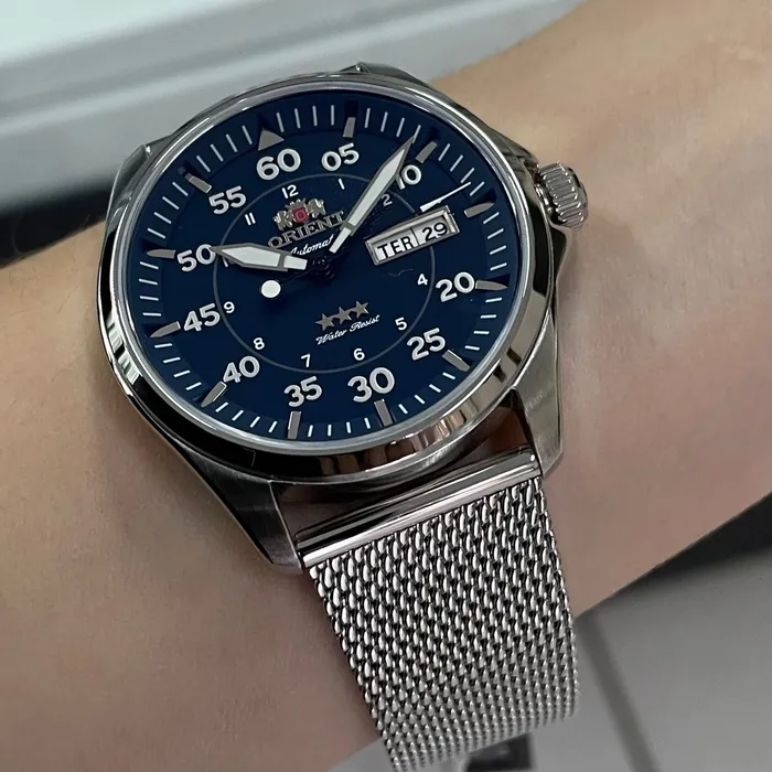 Orient 3 Estrelas Automático Sports Air YN6SS009 azul