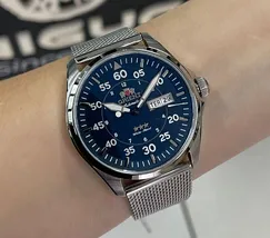 Orient 3 Estrelas Automático Sports Air YN6SS009 azul - imagem 6