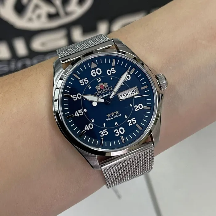 Orient 3 Estrelas Automático Sports Air YN6SS009 azul