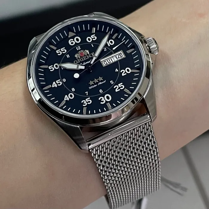 Orient 3 Estrelas Automático Sports Air YN6SS009 preto