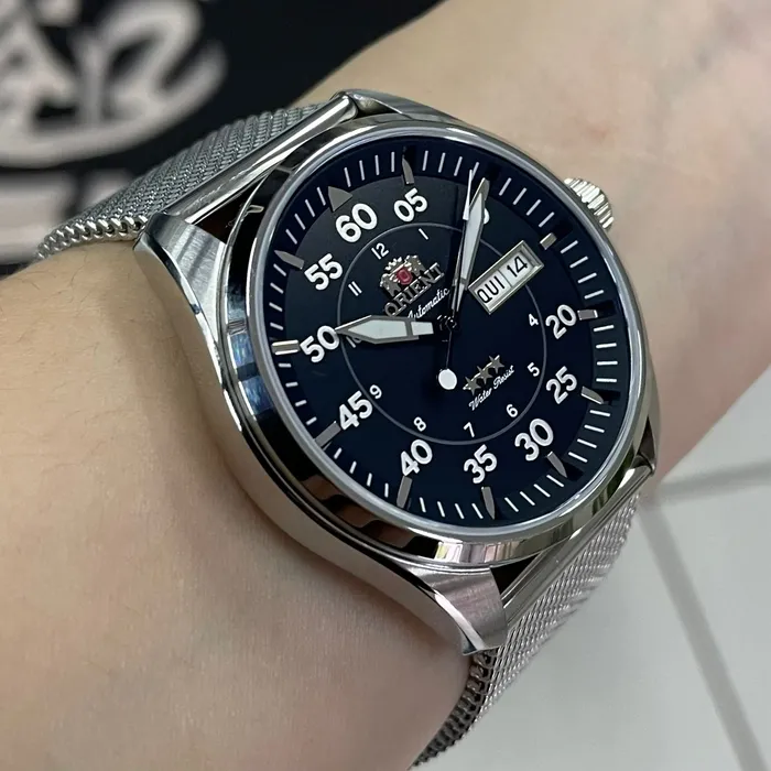 Orient 3 Estrelas Automático Sports Air YN6SS009 preto