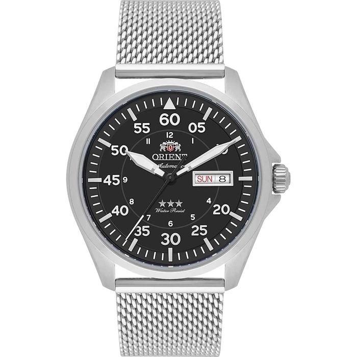 Orient 3 Estrelas Automático Sports Air YN6SS009 preto