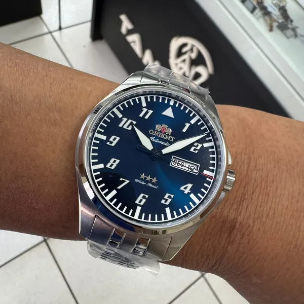 Orient 3 Estrelas Automático Sports Air YN6SS010 azul