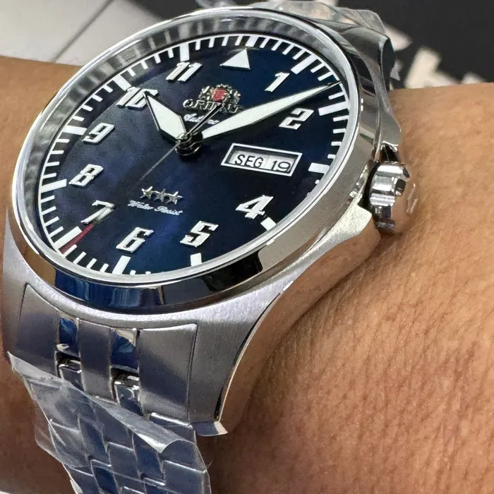 Orient 3 Estrelas Automático Sports Air YN6SS010 azul
