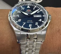 Orient 3 Estrelas Automático Sports Air YN6SS010 azul - imagem 5
