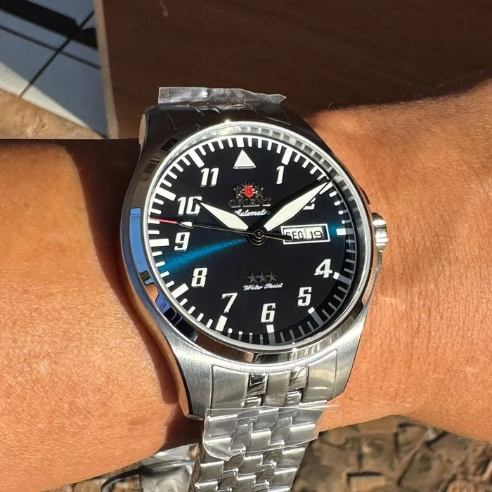 Orient 3 Estrelas Automático Sports Air YN6SS010 azul