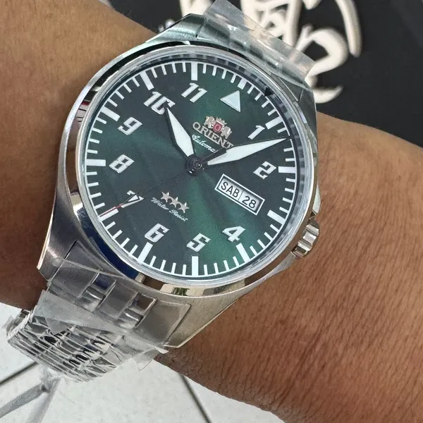 Orient 3 Estrelas Automático Sports Air YN6SS010 verde
