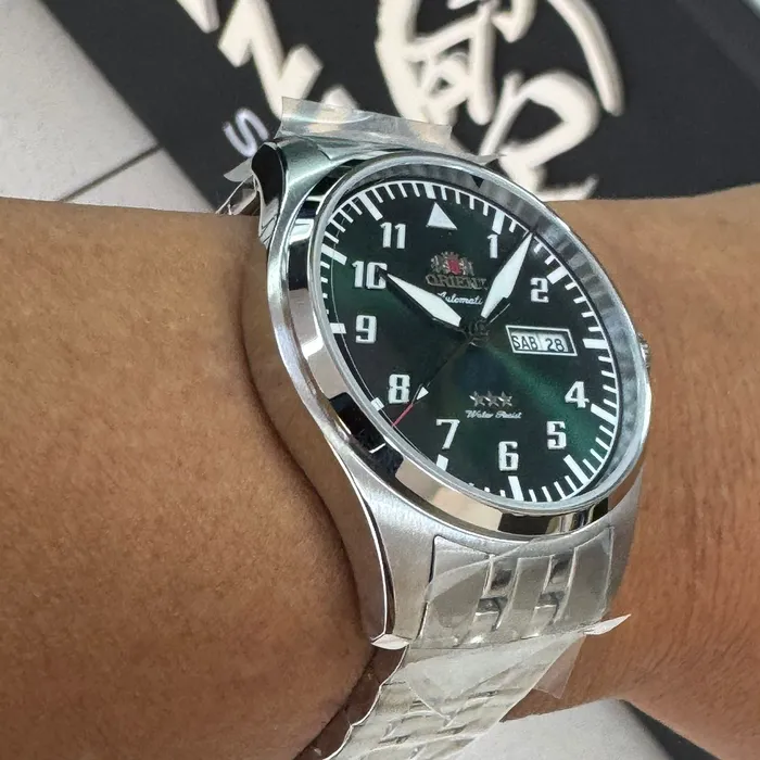 Orient 3 Estrelas Automático Sports Air YN6SS010 verde