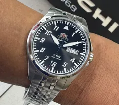 Orient 3 Estrelas Automático Sports Air YN6SS010 preto - imagem 1