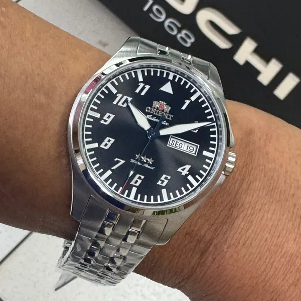 Orient 3 Estrelas Automático Sports Air YN6SS010 preto